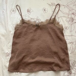 Silk, Lace Tank Top
